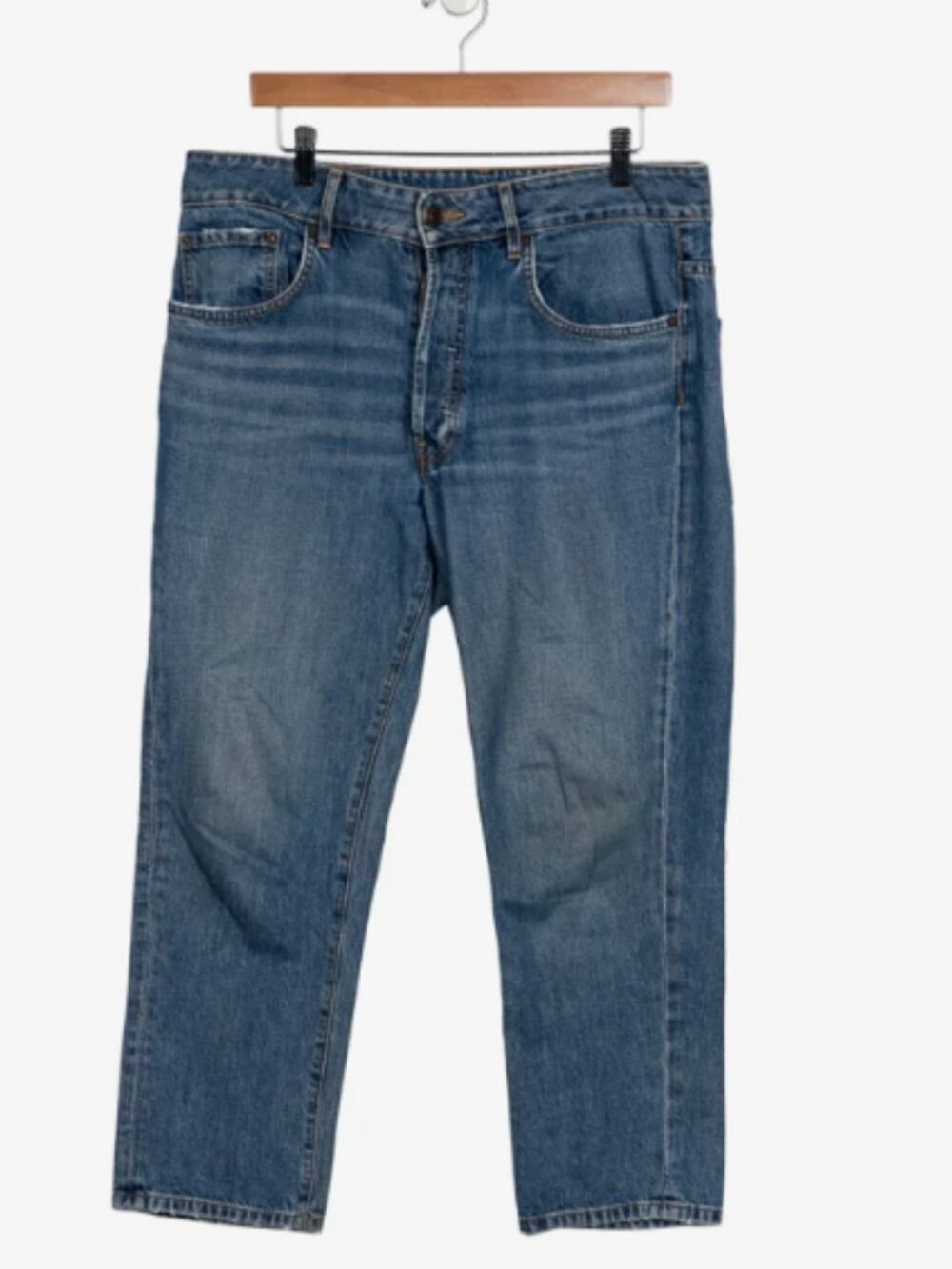 6397  High-Rise Straight Leg Jeans  Blue | Size: L | US 27